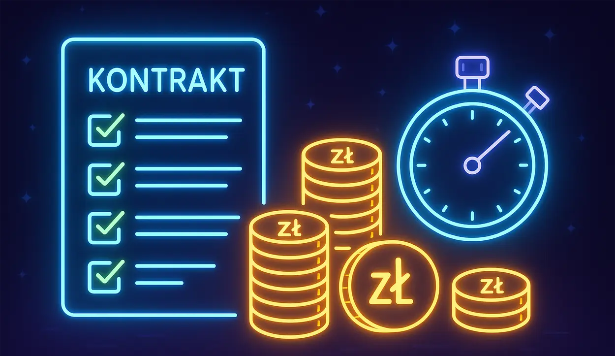 Dokument z warunkami i zasadami korzystania z darmowych spinów